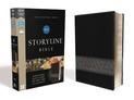 NIV, Storyline Bible, Leathersoft, Black, Comfort Print: Each Story Plays a Part. See How They All Connect.