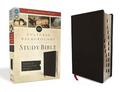 NIV, Cultural Backgrounds Study Bible, Bonded Leather, Black, Red Letter, Thumb Indexed: Bringing to Life the Ancient World of S