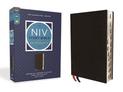 NIV Study Bible, Fully Revised Edition, Bonded Leather, Black, Red Letter, Thumb Indexed, Comfort Print