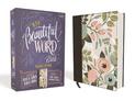 NIV, Beautiful Word Bible, Updated Edition, Peel/Stick Bible Tabs, Cloth over Board, Floral, Red Letter, Comfort Print: 600+ Ful