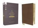 NASB, Heritage Bible, Passaggio Setting, Leathersoft, Brown, 1995 Text, Comfort Print: Elegantly uniting single and double colum