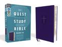 NIV, Quest Study Bible, Personal Size, Leathersoft, Blue, Comfort Print: The Only Q and A Study Bible