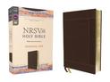 NRSVue, Holy Bible, Personal Size, Leathersoft, Brown, Comfort Print