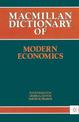 Dictionary Of Modern Economics