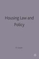 Housing Law and Policy