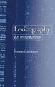 Lexicography: An Introduction