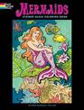 Mermaids Stained Glass Coloring Book