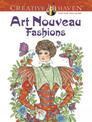 Creative Haven Art Nouveau Fashions Coloring Book