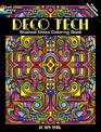 Deco Tech Stained Glass Coloring Book