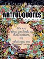 Creative Haven Deluxe Edition Artful Quotes Coloring Book