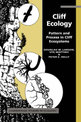 Cliff Ecology: Pattern and Process in Cliff Ecosystems