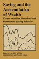 Saving and the Accumulation of Wealth: Essays on Italian Household and Government Saving Behavior