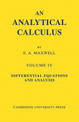 An Analytical Calculus: Volume 4: For School and University