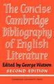 The Concise Cambridge Bibliography of English Literature, 600-1950