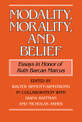 Modality, Morality and Belief: Essays in Honor of Ruth Barcan Marcus