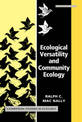 Ecological Versatility and Community Ecology