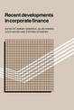 Recent Developments in Corporate Finance