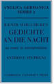 Rainer Maria Rilke's 'Gedichte An Die Nacht': An Essay in Interpretation