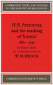 H. E. Armstrong and the Teaching of Science 1880-1930