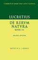 Lucretius: De Rerum NaturaBook III