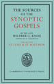 The Sources of the Synoptic Gospels: Volume 2, St Luke and St Matthew