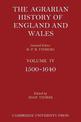 The Agrarian History of England and Wales: Volume 4, 1500-1640