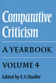 Comparative Criticism: Volume 4, The Language of the Arts