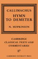 Callimachus: Hymn to Demeter