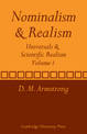 Nominalism and Realism: Volume 1: Universals and Scientific Realism