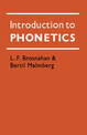 Introduction to Phonetics