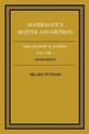 Philosophical Papers: Volume 1, Mathematics, Matter and Method