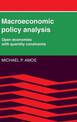 Macroeconomic Policy Analysis: Open Economies with Quantity Constraints