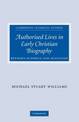 Authorised Lives in Early Christian Biography: Between Eusebius and Augustine