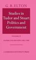 Studies in Tudor and Stuart Politics and Government: Volume 4, Papers and Reviews 1982-1990