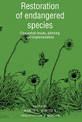 Restoration of Endangered Species: Conceptual Issues, Planning and Implementation