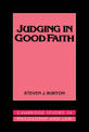 Judging in Good Faith