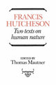 Hutcheson: Two Texts on Human Nature