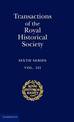 Transactions of the Royal Historical Society: Volume 3: Sixth Series