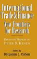 International Trade and Finance: New Frontiers for Research