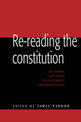 Re-reading the Constitution: New Narratives in the Political History of England's Long Nineteenth Century