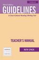 Guidelines Teacher's Manual: A Cross-Cultural Reading/Writing Text