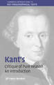 Kant's 'Critique of Pure Reason': An Introduction