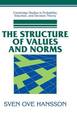 The Structure of Values and Norms