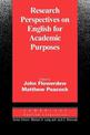 Research Perspectives on English for Academic Purposes