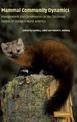 Mammal Community Dynamics: Management and Conservation in the Coniferous Forests of Western North America