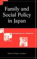 Family and Social Policy in Japan: Anthropological Approaches