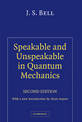 Speakable and Unspeakable in Quantum Mechanics: Collected Papers on Quantum Philosophy