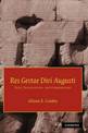 Res Gestae Divi Augusti: Text, Translation, and Commentary