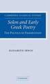 Solon and Early Greek Poetry: The Politics of Exhortation