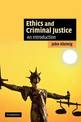 Ethics and Criminal Justice: An Introduction